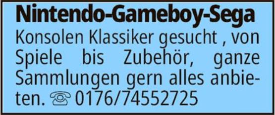 Anzeige