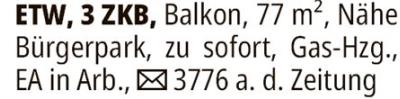 Anzeige