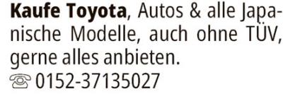 Anzeige